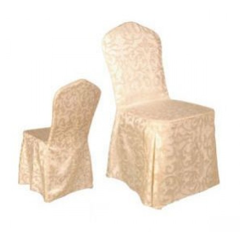 Złoty pokrowiec na krzesło