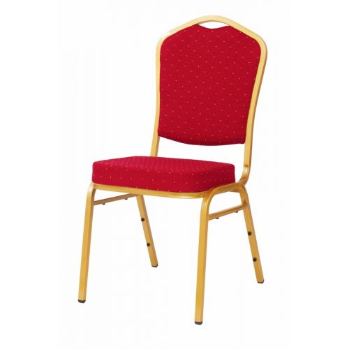 Cateringová banketová stolička červená